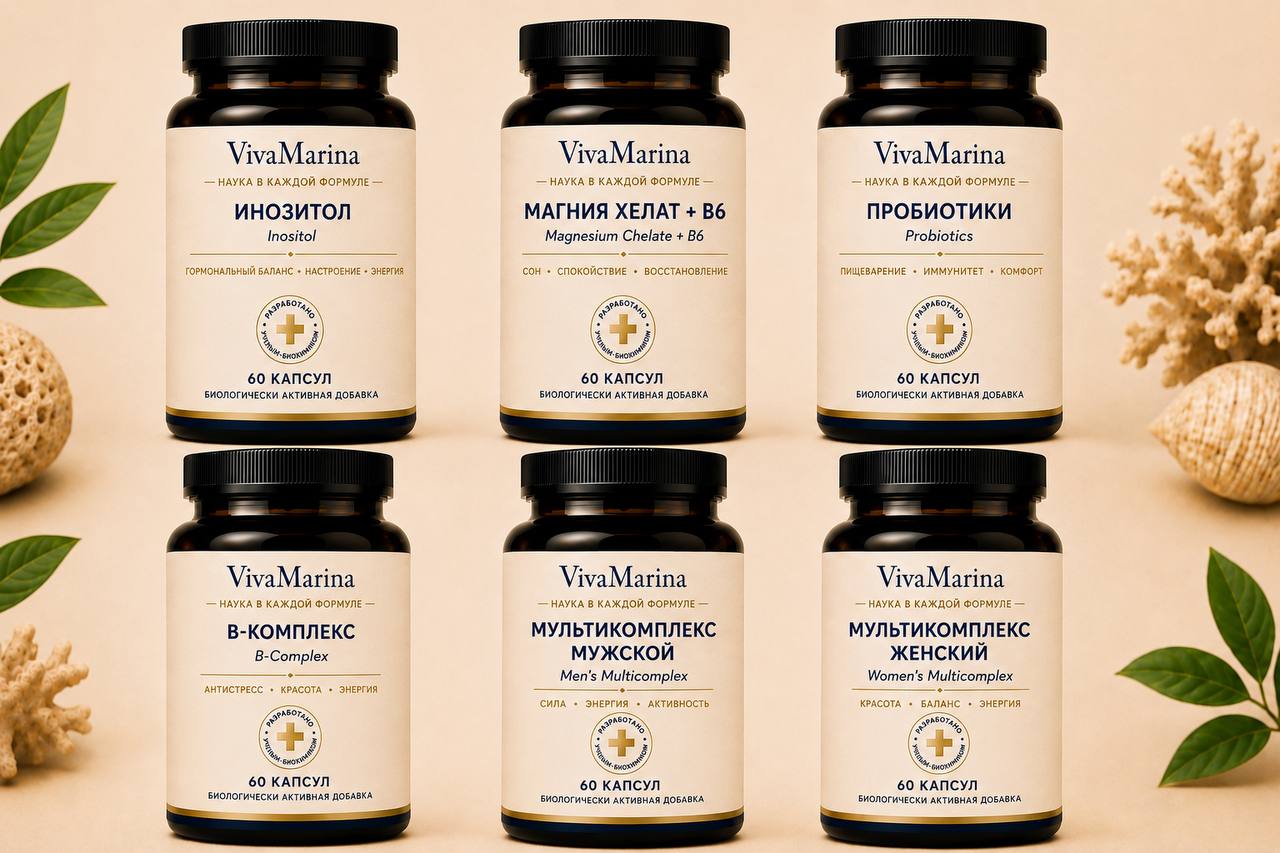 Линейка продукции VivaMarina — 6 БАДов